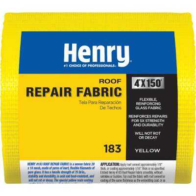 Henry 4 In. x 150 Ft. Yellow Glass Reinforcing Fabric